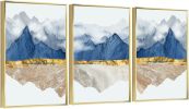 Framed Canvas Wall ArtOil Paintings Impressionism Aesthetic Prints Canvas Paintings for Living Room Bedroom Office Home; 3 Panels