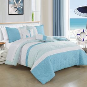 Anchors 9 Pieces Comforter Set (size: calking)