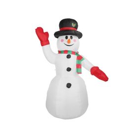 Holiday Decor Christmas Inflatable Giant for Outdoor Yard Lawn (Color: White, Type: Christmas Decor)