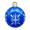 60CM Giant Christmas PVC Inflatable Decorated Ball Made PVC Christmas Tree Outdoor Decoration Toy Ball Gift