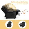 PU Leather Kids Recliner Chair with Cup Holders and Side Pockets