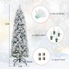 Slim Pencil Xmas Decor Pre-Lit Artificial Christmas Tree