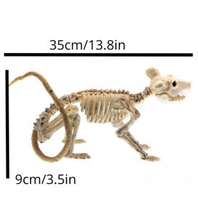 Spook Up Your Halloween Decor with This Vivid Bat Skeleton Model (Material: Mouse, Quantity: 1pc)