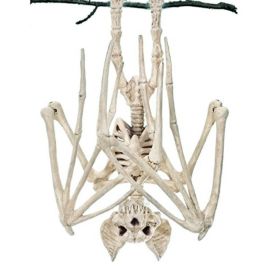 Spook Up Your Halloween Decor with This Vivid Bat Skeleton Model (Material: Lizard, Quantity: 1pc)