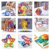 21-180pcs Big Size Magnetic Designer Magnet Building Blocks Construction Set Magnetic Bircks DIY Toys For Children Gifts