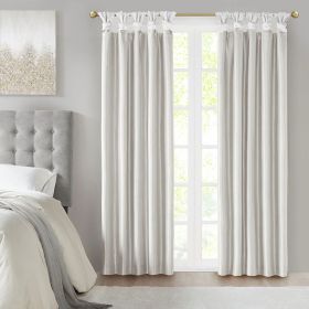 Twist Tab Total Blackout Window Curtain Panel(Only 1 Pc Panel) (Color: as pic)