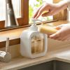 Foaming Soap Dispenser, 300ml And 500ml Dish Soap Dispenser, Refillable Modern Square Pump Bottle Lotion Dispenser, Hand Soap Dispenser For Bathroom,