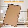 2 Packs 16x24in Picture Frames Wall Gallery Photo Frame Wall Mounted Poster Display Frame for Horizontal Vertical Wall Mounted