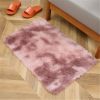 1pc, Tie-Dyed Shaggy Plush Area Rug for Bedroom, Living Room, and Nursery - Soft, Fluffy, Non-Slip, and Washable - Perfect for Kids, Girls