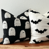 Tufted throw pillow cover, Halloween and fall d��cor