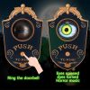 Halloween Doorbell, Haunted Doorbell Animated Eyeball Halloween Decor with Spooky Sounds