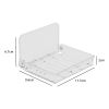 Transparent wall-mounted storage box non-perforated wall cosmetics shelves kitchen bathroom supplies storage storage boxes