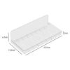 Transparent wall-mounted storage box non-perforated wall cosmetics shelves kitchen bathroom supplies storage storage boxes