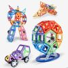 21-180pcs Big Size Magnetic Designer Magnet Building Blocks Construction Set Magnetic Bircks DIY Toys For Children Gifts