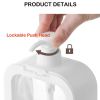 Foaming Soap Dispenser, 300ml And 500ml Dish Soap Dispenser, Refillable Modern Square Pump Bottle Lotion Dispenser, Hand Soap Dispenser For Bathroom,