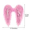 Fairy Wings Pink Feather Angel Wings Fancy Feather Wings for Halloween Christmas Carnival