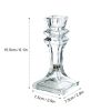 Glass Candle Holder Candlestick Wedding Centerpiece Candle Holders Romantic Wedding Centerpieces For Tables Wedding Home Decor