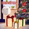 Christmas Lighted Gift Boxes Decorations for Indoor & Outdoor