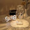 1pc 3D LED Digital Clock; Bedroom LED Clock For Home Decor