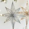 LED Star Christmas Tree Toppers Christmas Decoration String Ornament New Year