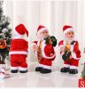 Christmas Electric Musical Hip Dancing Play Guitar Santa Claus Doll Ornament with Music Party Christmas Decoration Gift for Kids