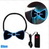 Glow In The Dark LED Bow Tie Luminous Flashing Necktie For Birthday Party Wedding Christmas Decoration Halloween Cosplay Costume (Battery Not Included