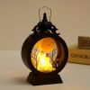 Vintage LED Halloween Candle Lantern Halloween Lantern,Mini Lantern Decorative Lights Vintage Hanging LED Small Candle Lanterns Gifts For Indoor