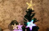 Christmas Tree Light Led Star Light; Five-Pointed Star Lights Plugged Into The Room Decoration