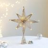 LED Star Christmas Tree Toppers Christmas Decoration String Ornament New Year